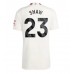 Billige Manchester United Luke Shaw #23 Tredje Fodboldtrøjer 2023-24 Kortærmet